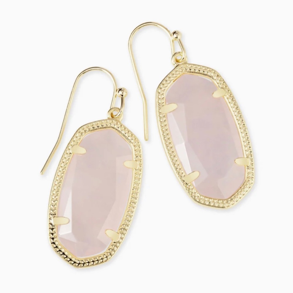 Kendra Scott-Dani Earrings in Rose Quartz
